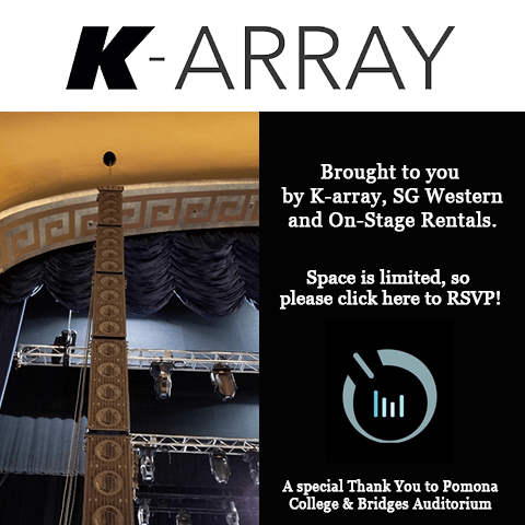 K-array Live Sound Production Tour Coming to CA!